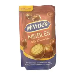 Mcvities Nibbles Dig Milk Choc 120g