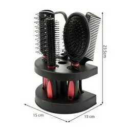 Hair Brush Set Plastic 5Pcs