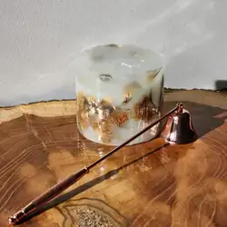 Scented Rose Candles With Candle Snuffer