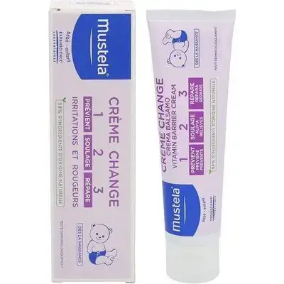 Mustela Diaper Changing Cream 1 2 3 - 100ml | موستيلا كريم الحفاضات بالفيتامينات - 100 مل