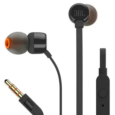 JBL Tune 110 Earphones - Black