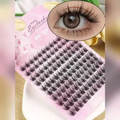 120pcs DIY Eyelash Clusters, Individual False Eyelashes