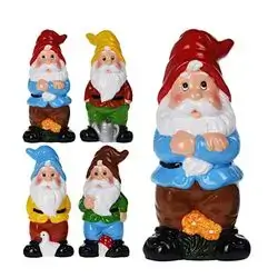 Decoratıve Garden Gnome 20Cm 4Ass