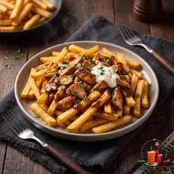 Fries with Sauce & Meat