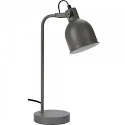 Table Lamp Gray Metal 38X11Cm