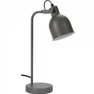 Table Lamp Gray Metal 38X11Cm