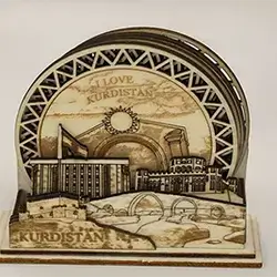 Zaxo & Khanzad Wooden Coasters