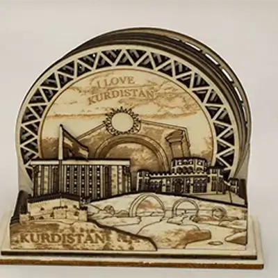 Zaxo & Khanzad Wooden Coasters