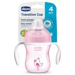 Chicco Transition Cup With Handle (Girl) - 200mL 