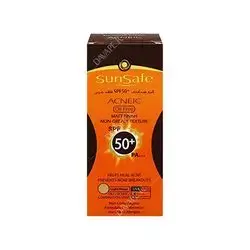 Sunsafe sunblock cream oily/combination skin 50+