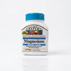 21st CENTURY Magnesium (250 mg - 110 Tablets)