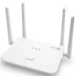 4G LTE Wi-Fi router with speeds up to 300 Mbps, supports SIM card for use anywhere