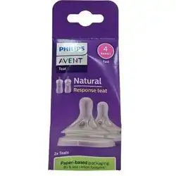 Philips Avent Natural Response Teat for Bottle 4 FAST