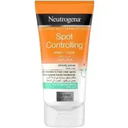 نيتروجينا 2 في 1 غسول وقناع للتحكم بالحبوب 150ml//Neutrogena Spot Controlling Wash/Mask - 150 Ml