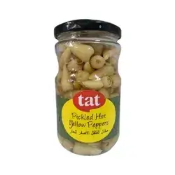 Tat Pickled Hot Yellow Peppers 640g