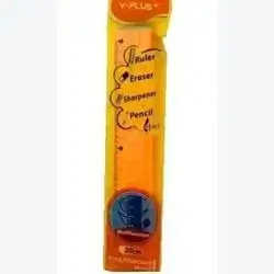 Y.PLUS 20 CM RULER 4 IN 1