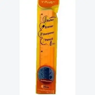 Y.PLUS 20 CM RULER 4 IN 1