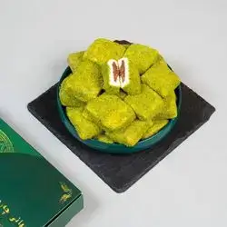 Pistachio lokum with notella