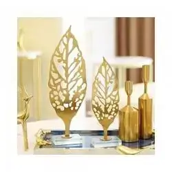 Oster Decorative Golden Leaf Shape 90*60*320 Small
