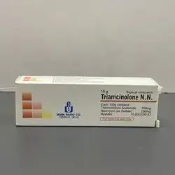 triamcinolone n.n each 100g contain; triamcinolone 100mg , neomycin 250mg , nystatin 10,000,000 iu topical ointment