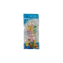 Boutique Colored Straw 4 Pcs
