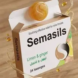 Semasils Lemon & Ginger Lozenges