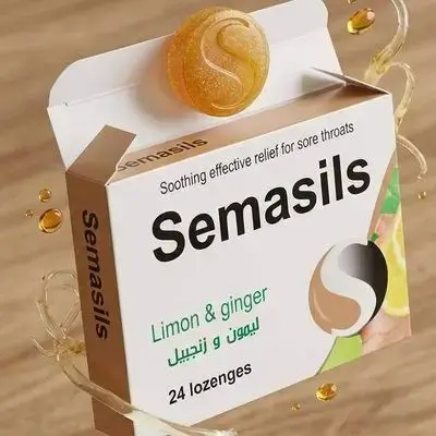 Semasils Lemon & Ginger Lozenges
