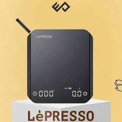 LePresso Digital Coffee Scale with Timer - Black