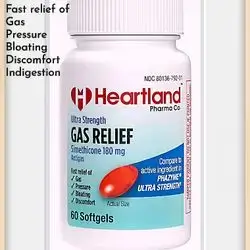 Anti Gas, Simethicone 180mg | Ultra Strength Gas Relief | Bloating Relief | Softgels for Abdominal Discomfort | digestion, 60 Count