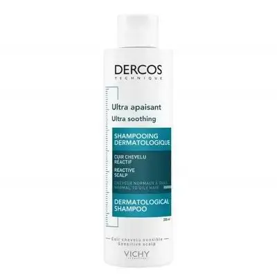 فيشي ديركوس شامبو الترا سنستيف للشعر العادي الى الدهني - 200 مل//Vichy Dercos Ultra Soothing Shampoo Greasy Hair, 200ml