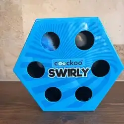 Rotating Feather toy BLUE
