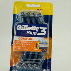 Gillette Blue3 Comfort Disposable Men'S Razors 6+2 Count