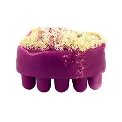 Soap Scrub With Loofah Massage 120g Lavender