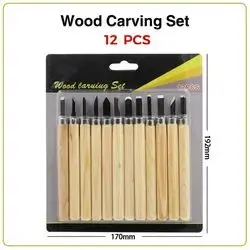 Wood Carving Set 12pcs