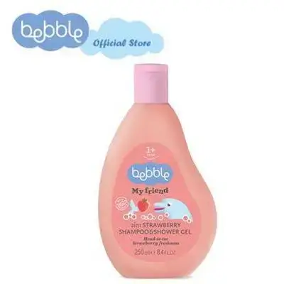 Bebble Strawberry Shampoo & Body Wash 250ml