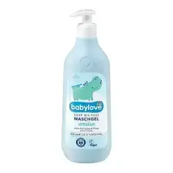 babylove Baby Wash Gel Head to Toe Sensitive, 500 ml