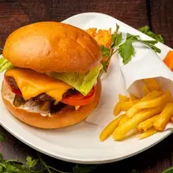 Chicken Burger With Cheese