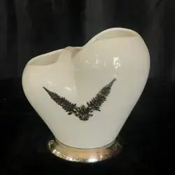 White Glass Vase
