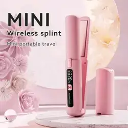 2-In-1 Wireless Mini Curling Iron, 7 Temperature Settings