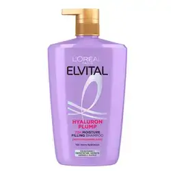 Loreal Elvital Hyaluron Plump 72h moisrure filling Shampoo 1 L