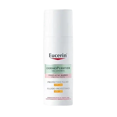 DermoPurifyer Oil Control Post-Acne Marks Spf30 Protective Fluid 50ml _ Eucerin
