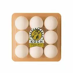 White Eggs 9 Pcs