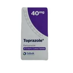 Toprazole Pantoprazole 40 mg - 15 Tablets
