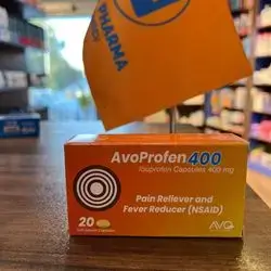 AVOPROFEN 400  IBUPROFEN  400MG  20 SOFT GELATIN  CAPSULES  