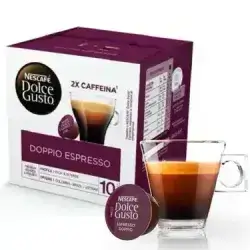 NESCAFÉ Dolce Gusto Doppio Espresso – Intensity 10 (16 Capsules)