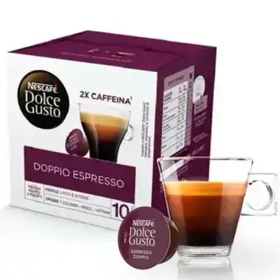 NESCAFÉ Dolce Gusto Doppio Espresso – Intensity 10 (16 Capsules)