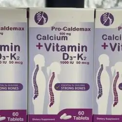 Pro-Caldemax 600mg Calcium + Vitamin D3 1000 IU + K2 50mcg