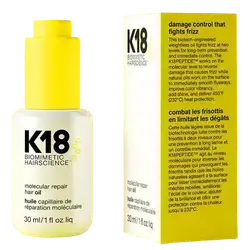 Molecular Repair Hair Oil 30ml _ K18 BIOMIMETIC HAIRSCIENCE
