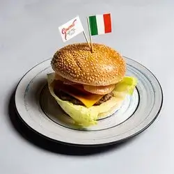Smashed Burger With Fries