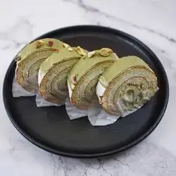 Pistachio Swiss Roll